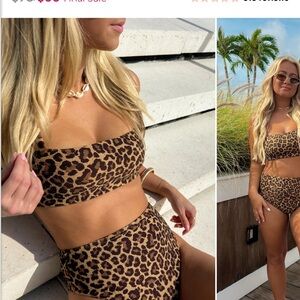 Show Me Your MuMu Leopard Print Bikini Set